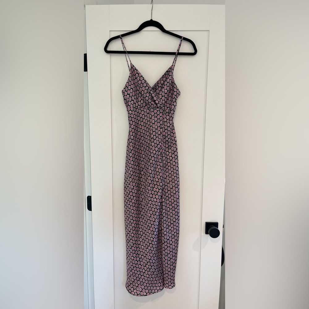 Zara print maxi dress